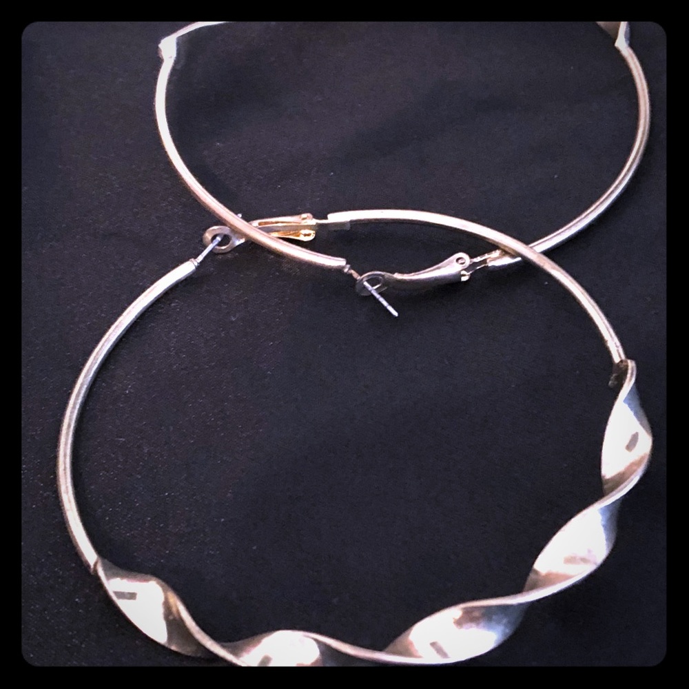 Silver Hoops